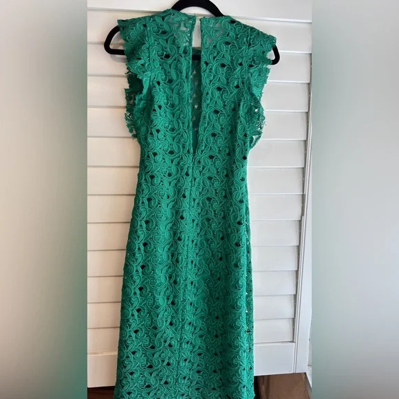 Zara Vibrant Green Midi Dress - Picture 7 of 13